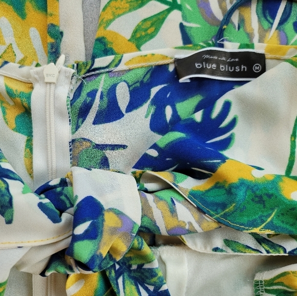 Blue Blush‎ halter romper Y2K FESTIVE - Picture 5 of 9